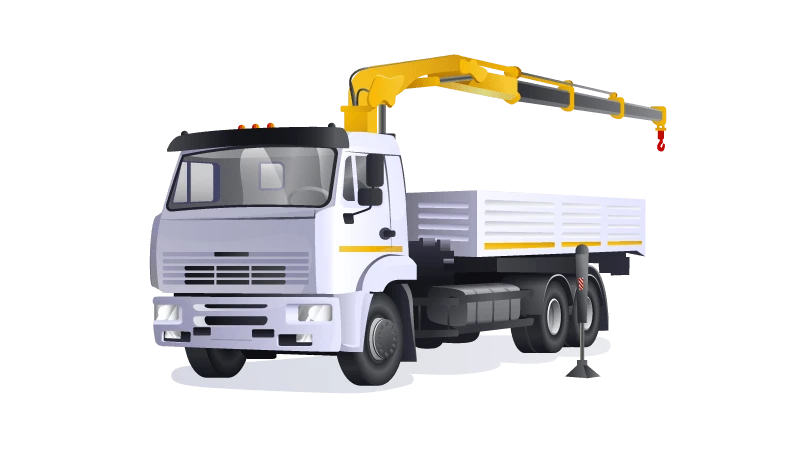 Манипулятор с прицепом